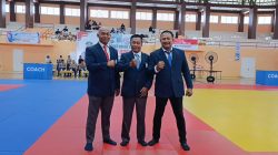 Iptu Lalu Kardiman dari Brimob Kaltim Wasit Berintegritas di Ajang Kapolres Paser Cup 2025 Judo Open